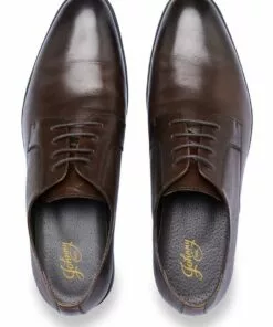 Johnny Bigg The Verona Textured Dress Shoe Chocolate -Shoes Sales 865231300 4 720x928