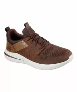Skechers Delson 3.0 Cicada Dark Brown Sneaker