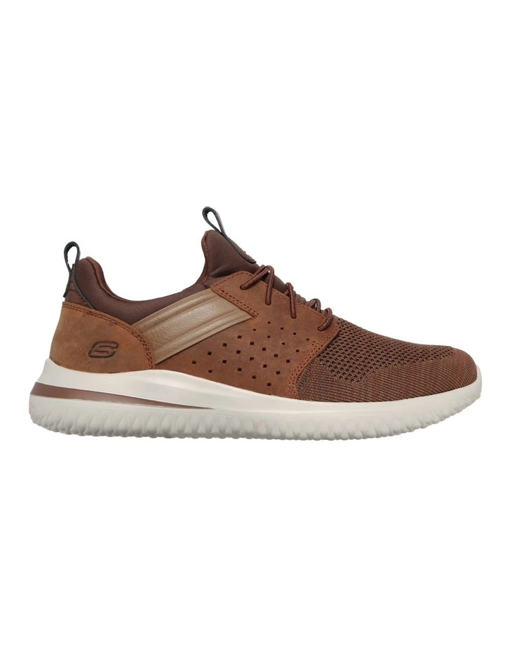 Skechers Delson 3.0 Cicada Dark Brown Sneaker 2 Skechers Delson 3.0 Cicada Dark Brown Sneaker - Image 2
