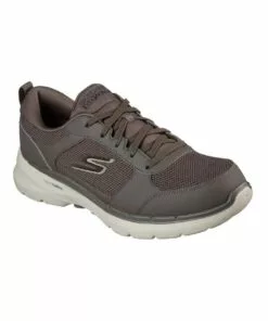 Skechers Go Walk 6 Slip On Khaki Sneaker