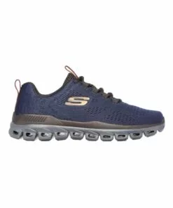 Skechers Glide Step Fasten Up Navy/Black Sneaker -Shoes Sales 865635850 3 720x928