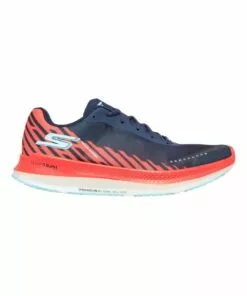 Skechers GO RUN RAZOR EXCESS Navy Coral Shoes -Shoes Sales 865636390 3 720x928