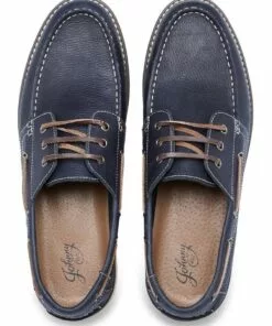 Johnny Bigg Anchor Leather Boat Shoe Navy 8 Johnny Bigg Anchor Leather Boat Shoe Navy -Shoes Sales 866568610 4 720x928