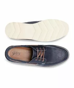 Johnny Bigg Anchor Leather Boat Shoe Navy 9 Johnny Bigg Anchor Leather Boat Shoe Navy -Shoes Sales 866568610 5 720x928