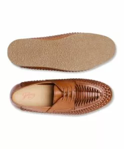 Johnny Bigg Styles Leather Woven Lace Up Shoe Tan -Shoes Sales 866568700 5 720x928