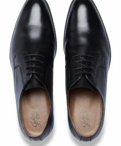 Johnny Bigg Verona Textured Dress Shoe Black -Shoes Sales 866569150 4 720x928