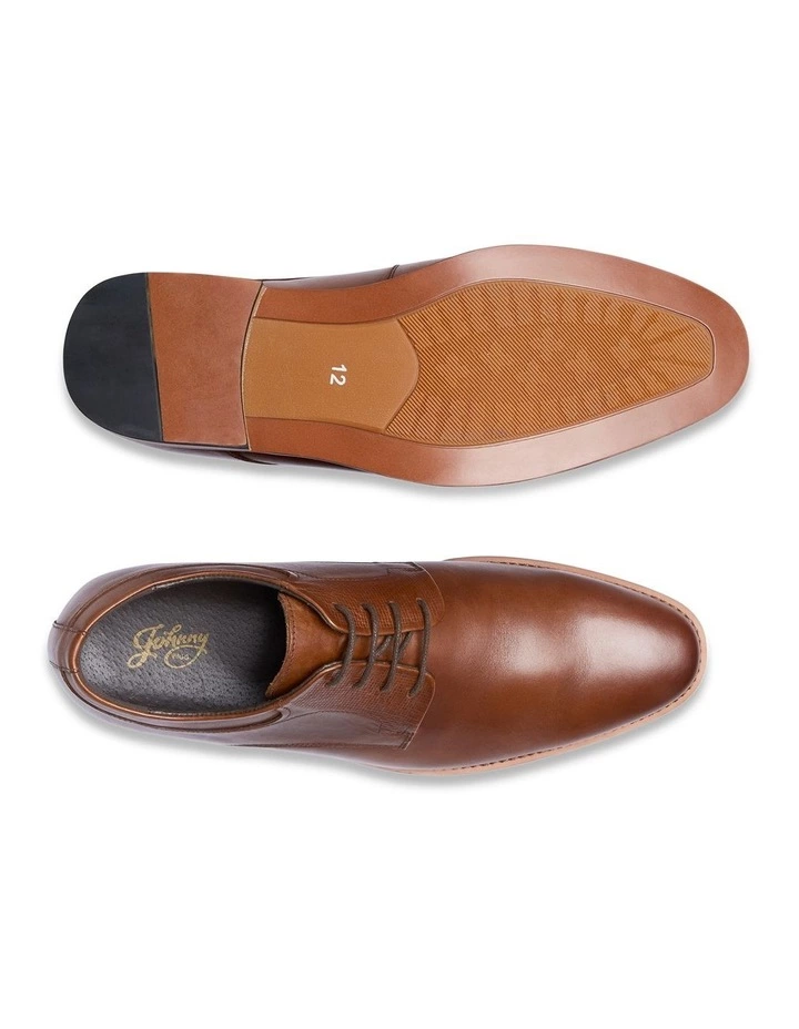 Johnny Bigg Lucca Textured Dress Shoe Tan 5 Johnny Bigg Lucca Textured Dress Shoe Tan - Image 5