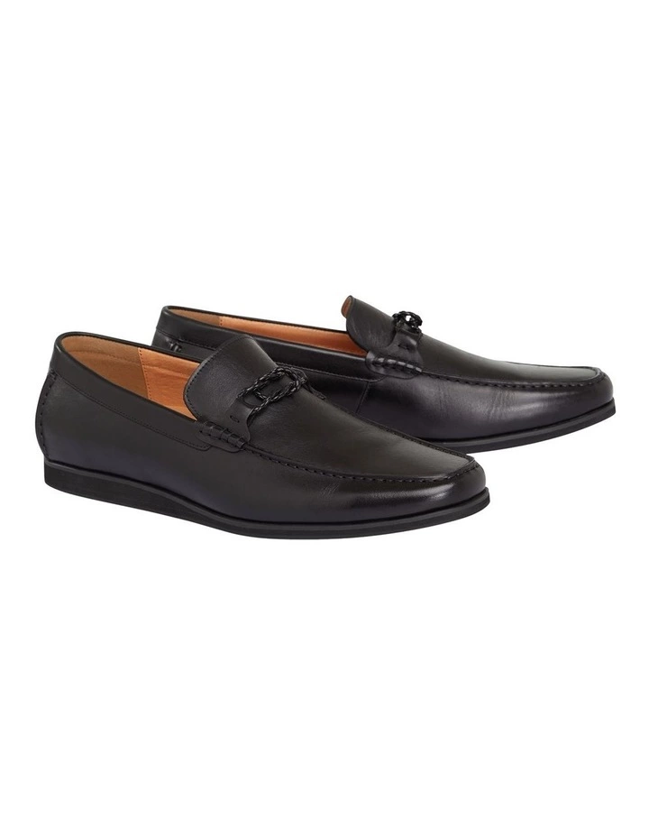 Johnny Bigg Knox Leather Loafer Black 1 Johnny Bigg Knox Leather Loafer Black