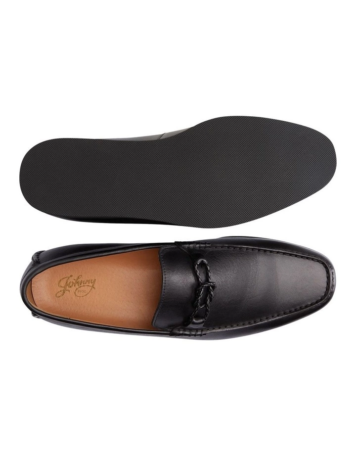 Johnny Bigg Knox Leather Loafer Black 4 Johnny Bigg Knox Leather Loafer Black - Image 4