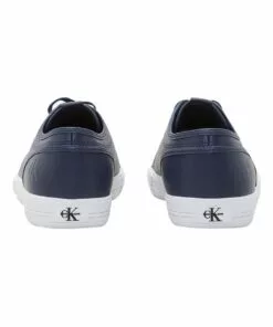 Calvin Klein Ess Vulc Navy Leather Lace Up Sneaker 7 Calvin Klein Ess Vulc Navy Leather Lace Up Sneaker -Shoes Sales 866627020 4 720x928