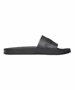 Aquila Ace Black Rubber Pool Slides in Black