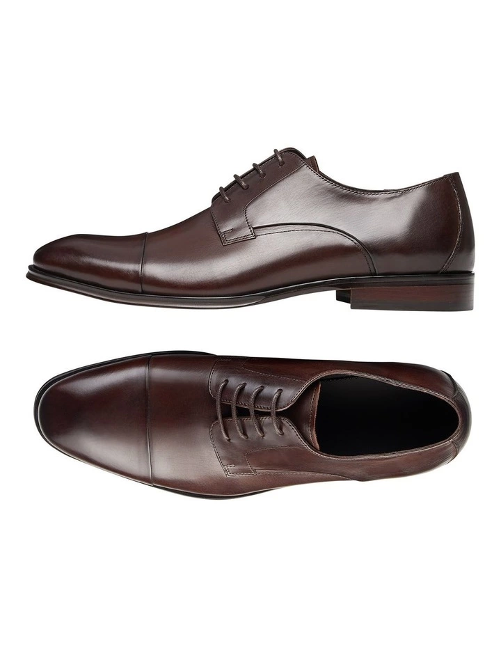 Aquila Beresford Brown Leather Dress Shoes 2 Aquila Beresford Brown Leather Dress Shoes - Image 2
