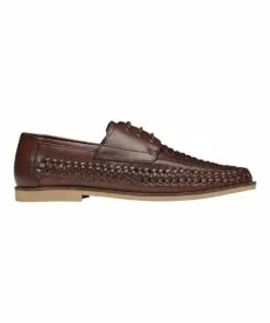 AQ by Aquila Rowan Brown Leather Casual Shoes