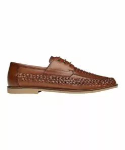AQ by Aquila Rowan Tan Leather Casual Shoes