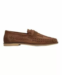 AQ by Aquila Trey Tan Suede Slip On Shoes