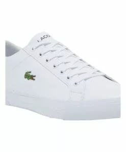 Lacoste Lerond Plus 0121 1 White/Green Sneaker -Shoes Sales 870169780 6 720x928