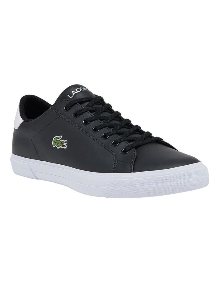 Lacoste Lerond Plus 0121 1 Black/White Sneaker 1 Lacoste Lerond Plus 0121 1 Black/White Sneaker