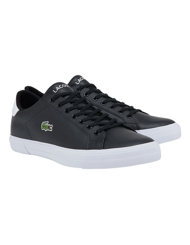 Lacoste Lerond Plus 0121 1 Black/White Sneaker 2 Lacoste Lerond Plus 0121 1 Black/White Sneaker - Image 2