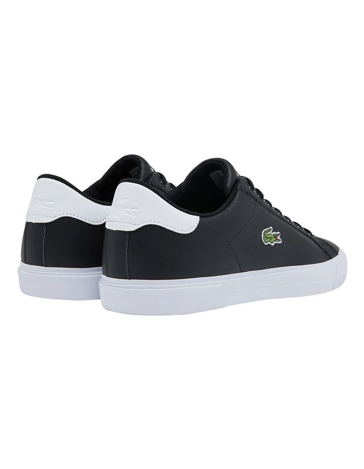 Lacoste Lerond Plus 0121 1 Black/White Sneaker 3 Lacoste Lerond Plus 0121 1 Black/White Sneaker - Image 3