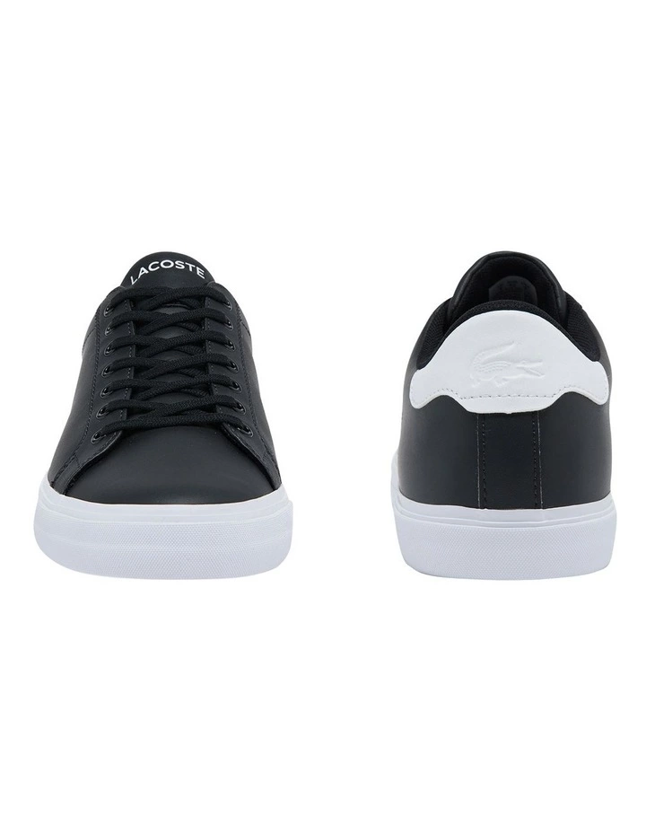 Lacoste Lerond Plus 0121 1 Black/White Sneaker 5 Lacoste Lerond Plus 0121 1 Black/White Sneaker - Image 5
