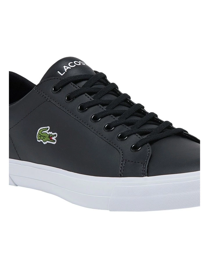 Lacoste Lerond Plus 0121 1 Black/White Sneaker 6 Lacoste Lerond Plus 0121 1 Black/White Sneaker - Image 6