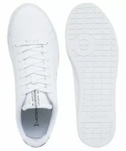 Lacoste Carnaby Evo 0521 1 White/Grey Trainer -Shoes Sales 870169960 4 720x928