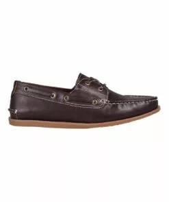 Julius Marlow Leader Mahogany Leather Boat Shoe