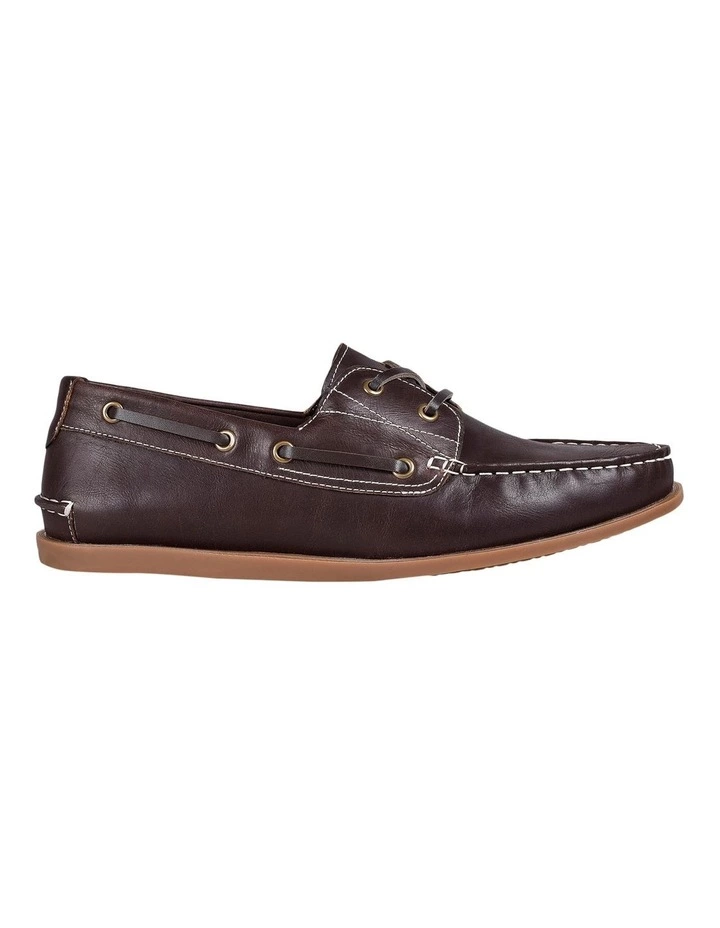 Julius Marlow Leader Mahogany Leather Boat Shoe 1 Julius Marlow Leader Mahogany Leather Boat Shoe