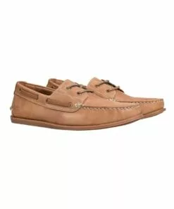 Julius Marlow Leader Tan Leather Boat Shoe