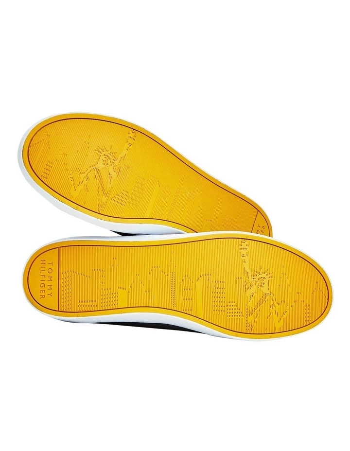 Tommy Hilfiger Essential Vulcanised Navy Leather Trainers 4 Tommy Hilfiger Essential Vulcanised Navy Leather Trainers - Image 4