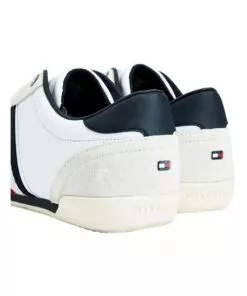 Tommy Hilfiger Signature Mixed Panel Leather Trainers