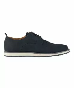 Aquila Werner Navy Nubuck Lace Up Shoes