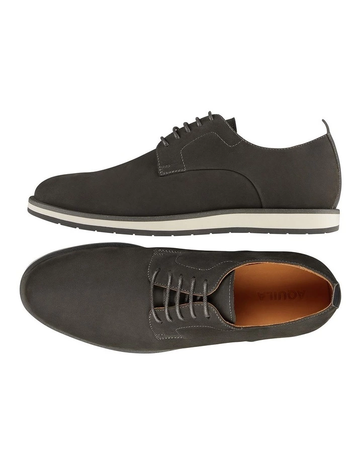 Aquila Werner Grey Nubuck Lace Up Shoes 2 Aquila Werner Grey Nubuck Lace Up Shoes - Image 2