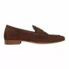 Aquila Nason Dark Brown Suede Loafers