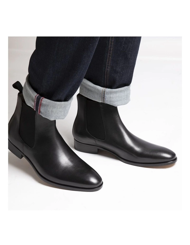 Henry Sartorial Tyler Chelsea Black 5 Henry Sartorial Tyler Chelsea Black - Image 5