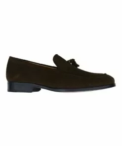 Henry Sartorial Suede Wesley Loafer Dark Brown