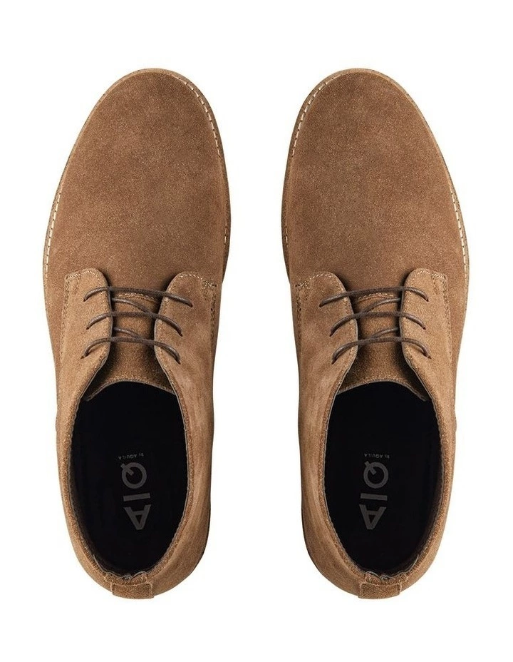 AQ by Aquila Bellard Khaki Suede Ankle Boots 3 AQ by Aquila Bellard Khaki Suede Ankle Boots - Image 3