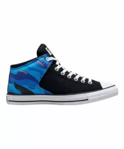 Converse Chuck Taylor High Street Black Mid Sneaker -Shoes Sales 890685640 3 720x928