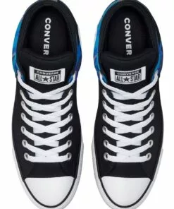 Converse Chuck Taylor High Street Black Mid Sneaker -Shoes Sales 890685640 5 720x928