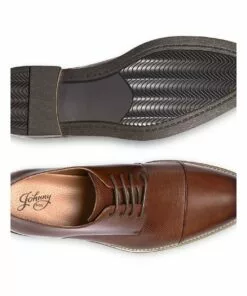 Johnny Bigg The Dale Tan Panel Textured Dress Shoe -Shoes Sales 896899240 5 720x928