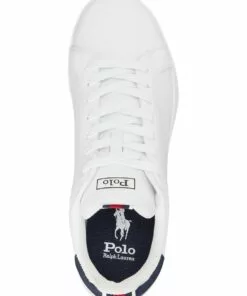 Polo Ralph Lauren Heritage Court Ii White Leather Sneaker -Shoes Sales 903218320 3 720x928