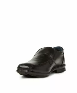 Hush Puppies Cahill Black Slip On Shoe -Shoes Sales 931987730 3 720x928
