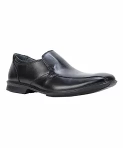 Hush Puppies Cahill Black Slip On Shoe -Shoes Sales 931987730 4 720x928